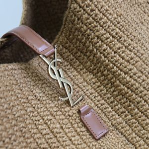 Le 5 À 7 Bea 50cm Brown Rope Woven Leather