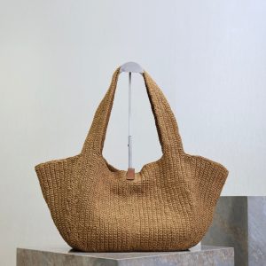 Le 5 À 7 Bea 50cm Brown Rope Woven Leather