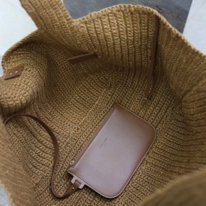 Le 5 À 7 Bea 50cm Brown Rope Woven Leather