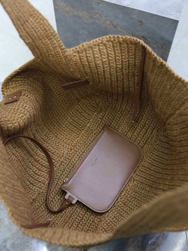 Le 5 À 7 Bea 50cm Brown Rope Woven Leather