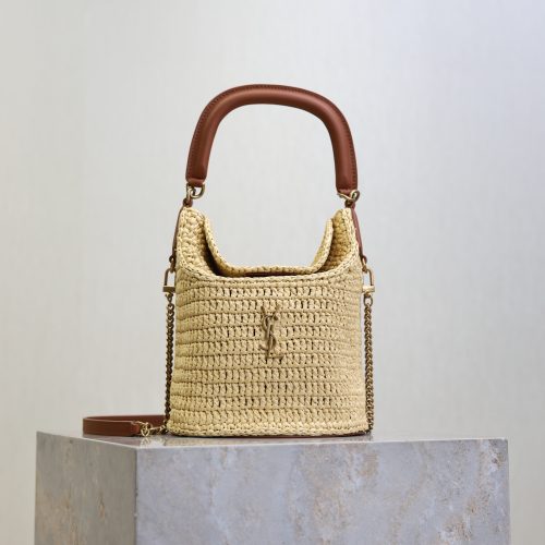 imgHD_f8c0bdc9_20250824_i1756023682311_6838_0_0_jpg Gaby Bucket 17cm Brown Beige Raffia Leather GHW