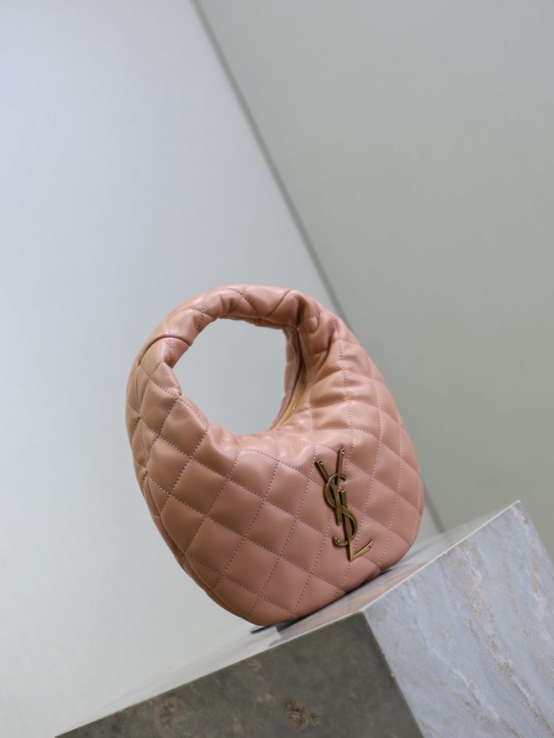 YSL Icarino Bag 17cm Light Pink Sheepskin