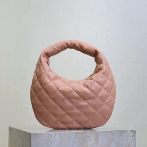 YSL Icarino Bag 17cm Light Pink Sheepskin