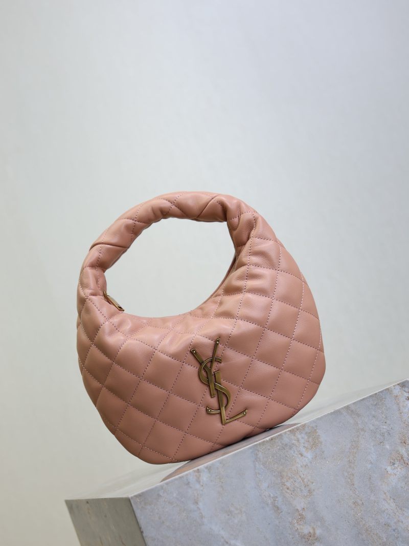 YSL Icarino Bag 17cm Light Pink Sheepskin