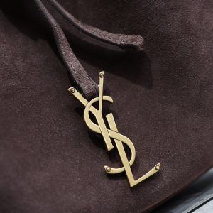 YSL Paris VII Hobo Bag Dark Brown Suede