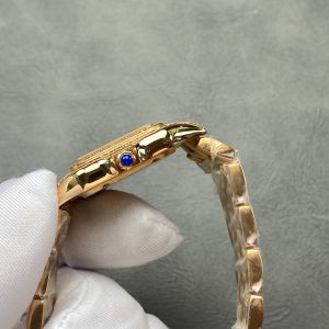 Panthere 27mm Pink Gold Case Diamond Bezel