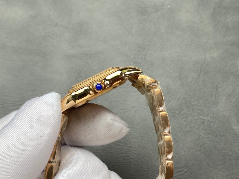 Panthere 27mm Pink Gold Case Diamond Bezel