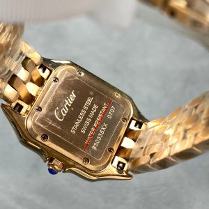 Panthere 27mm Pink Gold Case Diamond Bezel