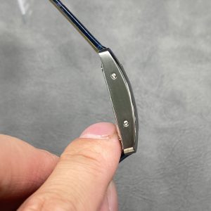 Tank Americane 20mm Silver Case Blue Leather Strap