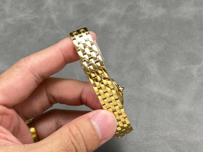 PANTHERE 22MM GOLD CASE WHITE DIAL