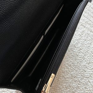 Chanel 2025 Trendy CC Wallet on Chain 19cm Bag Black Caviar Leather 320291