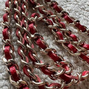 Chanel 2025 Trendy CC Wallet on Chain 19cm Bag Red Caviar Leather 320293
