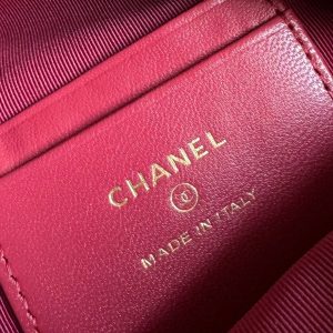 CC MINI 18 BACKPACK BLACK CAVIAR LIGHT GOLD HARDWARE