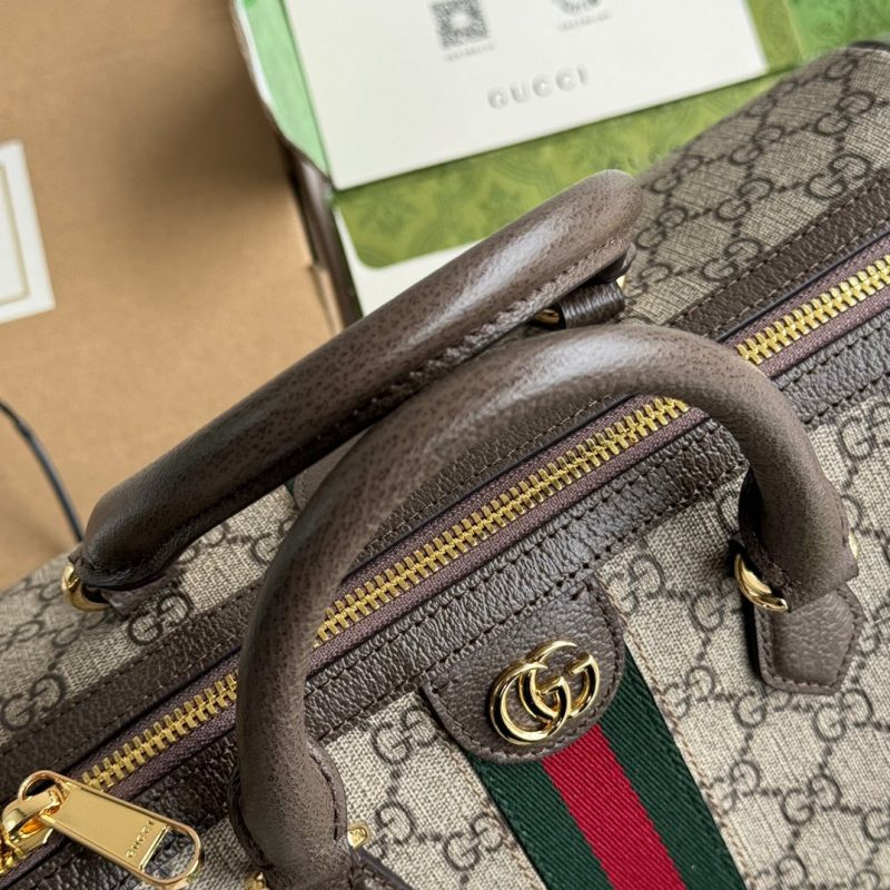 Gucci Ophidia Bag Beige mix Brown Canvas 240085