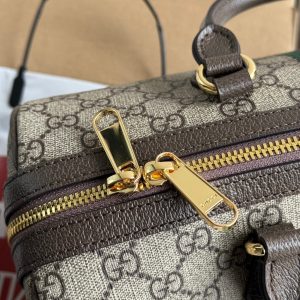 Gucci Ophidia Bag Beige mix Brown Canvas 240085