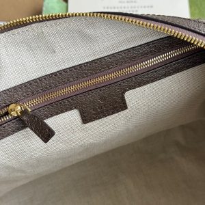 Gucci Ophidia Bag Beige mix Brown Canvas 240085