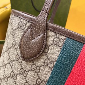 img_204e9d03_20240327_a1711521453874_8104_jpg GG OPHIDIA SMALL 25 TOTE IN BEIGE AND EBONY CANVAS