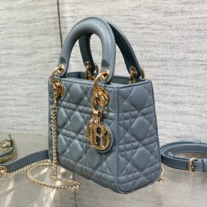 mini lady 17 raf blue lambskin