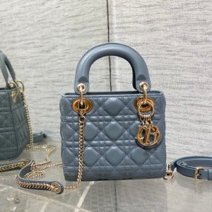 mini lady 17 raf blue lambskin