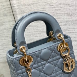 mini lady 17 raf blue lambskin