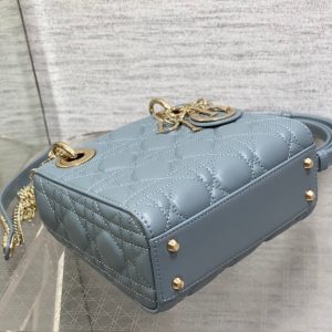 mini lady 17 raf blue lambskin