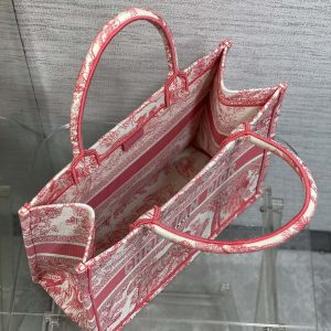 medium dioriviera book tote 36 red tiger embroidery canvas