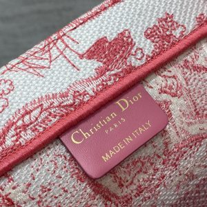 medium dioriviera book tote 36 red tiger embroidery canvas