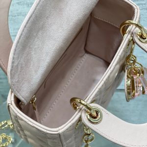LADY MINI BAG 17 IN LIGHT PINK LAMBSKIN