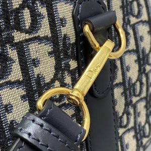 GROOVE 25 BAG IN BLACK MIX BEIGE OBLIQUE MONOGRAM JACQUARD