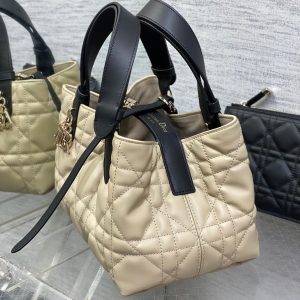 ALWAYS MINI 23 BAG IN IVORY TAN MACROCANNAGE CALFSKIN