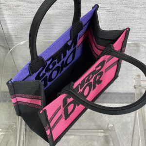 BOOK TOTE 26 CM IN COLORFUL CANVAS 226509