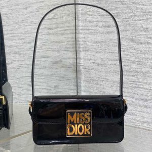 img_2b46f204_20240905_i1725526280_1830_3_jpg FLAP BAG 18 IN BLACK PATENT CALFSKIN