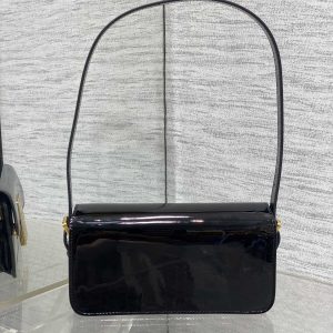 img_2b46f204_20240905_i1725526280_4334_2_jpg FLAP BAG 18 IN BLACK PATENT CALFSKIN