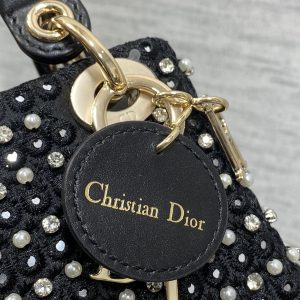 img_2b46f204_20240909_i1725872405_2390_4_jpg_f521719b-2ed4-4e1d-ad01-0d0bf91e9be7 Lady Micro Bag 10cm Black Canvas Diamond Pearl