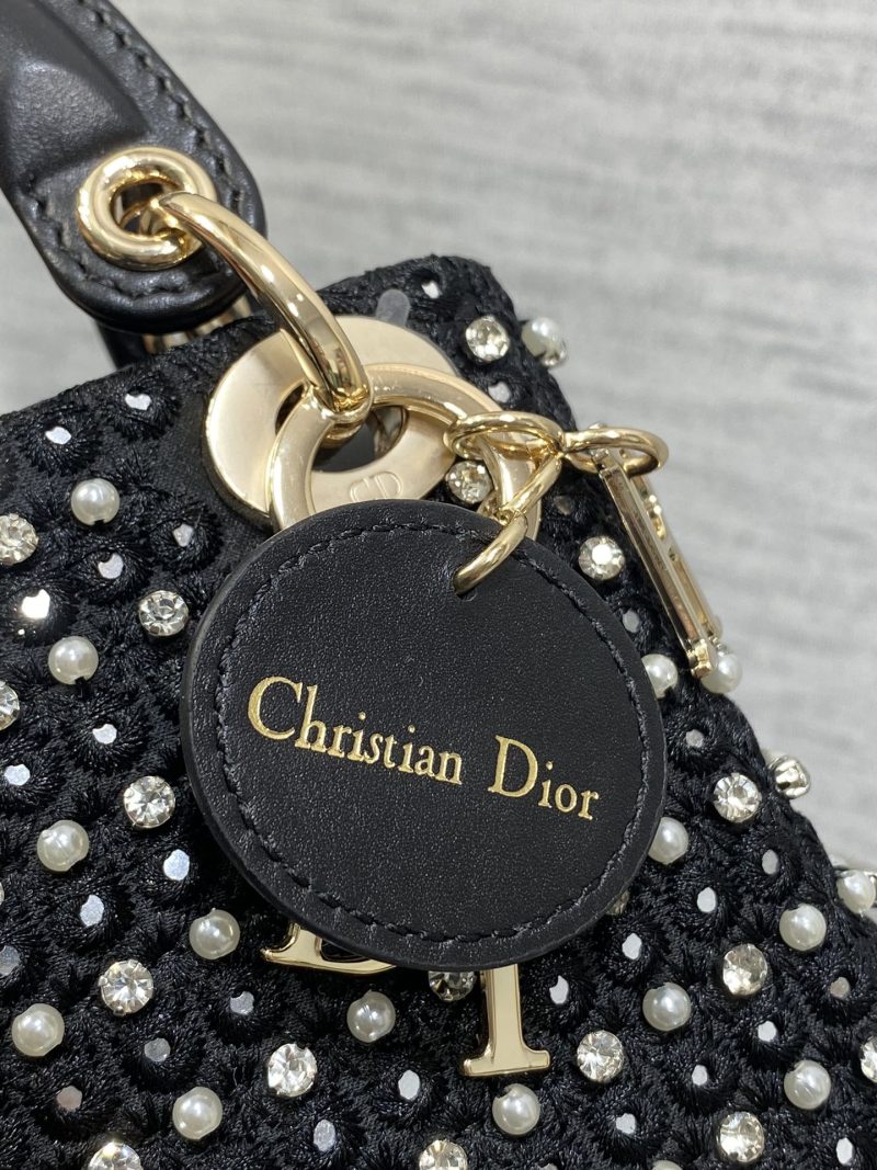 img_2b46f204_20240909_i1725872405_2390_4_jpg_f521719b-2ed4-4e1d-ad01-0d0bf91e9be7 Lady Micro Bag 10cm Black Canvas Diamond Pearl