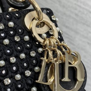 img_2b46f204_20240909_i1725872406_433_8_jpg_2845f773-e2e5-4309-b3d0-50f616f924ec Lady Micro Bag 10cm Black Canvas Diamond Pearl