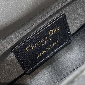 img_2b46f204_20240918_i1726638310_7483_8_jpg MINI LADY BAG 16 IN BLACK SATIN AND CALFSKIN WITH BEADED DESIGN