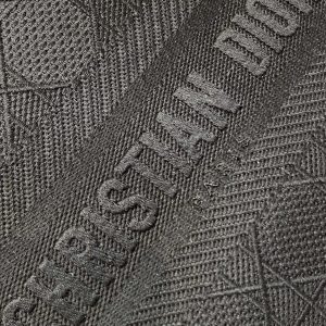 SMALL 24 LADY BAG IN BLACK CANVAS