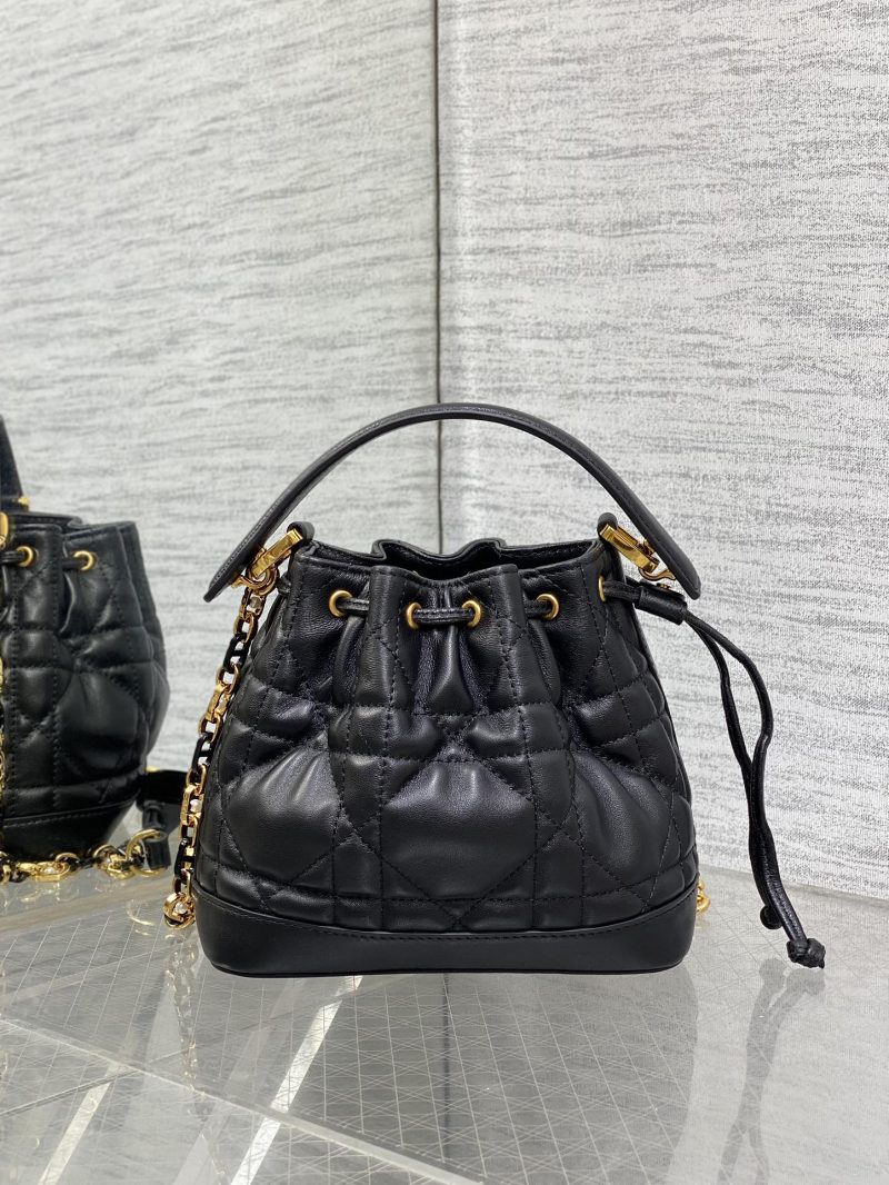 img_2b46f204_20240925_i1727255579_3788_1_jpg SMALL 18 JOLIE BUCKET BAG BLACK MACROCANNAGE LAMBSKIN