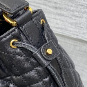 img_2b46f204_20240925_i1727255579_5432_0_jpg SMALL 18 JOLIE BUCKET BAG BLACK MACROCANNAGE LAMBSKIN