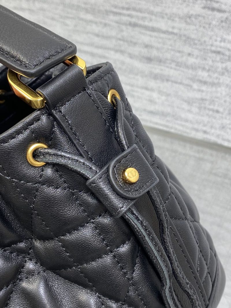 img_2b46f204_20240925_i1727255579_5432_0_jpg SMALL 18 JOLIE BUCKET BAG BLACK MACROCANNAGE LAMBSKIN