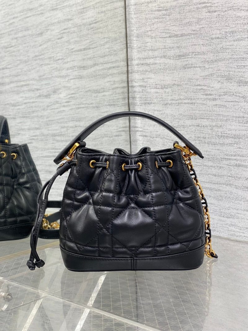 img_2b46f204_20240925_i1727255579_6455_8_jpg SMALL 18 JOLIE BUCKET BAG BLACK MACROCANNAGE LAMBSKIN