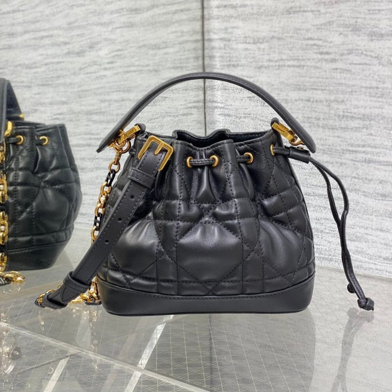 img_2b46f204_20240925_i1727255579_7209_3_jpg SMALL 18 JOLIE BUCKET BAG BLACK MACROCANNAGE LAMBSKIN