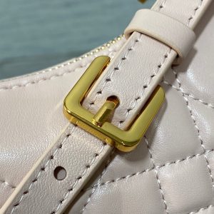 MISS CARO CIGALE MINI 18 BAG POWDER PINK MACROCANNAGE LAMBSKIN