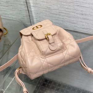 img_2b46f204_20241015_i1728965183_4933_3_jpg SMALL 20 CARO BACKPACK IN PEACH PINK MACROCANNAGE LAMBSKIN