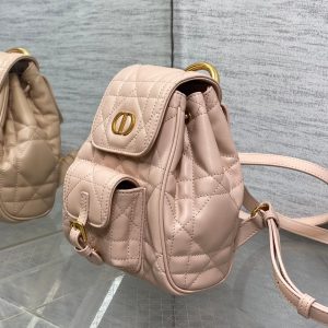 img_2b46f204_20241015_i1728965183_744_0_jpg SMALL 20 CARO BACKPACK IN PEACH PINK MACROCANNAGE LAMBSKIN