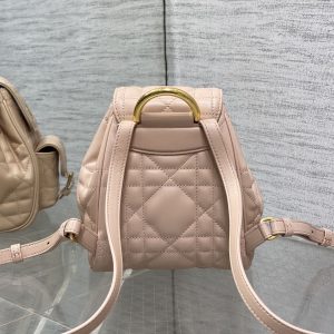 img_2b46f204_20241015_i1728965184_5773_8_jpg SMALL 20 CARO BACKPACK IN PEACH PINK MACROCANNAGE LAMBSKIN