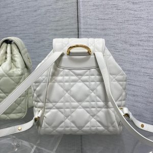 img_2b46f204_20241015_i1728965830_8485_7_jpg SMALL 23 CARO BACKPACK IN WHITE MACROCANNAGE LAMBSKIN