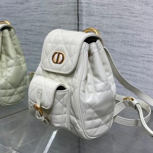img_2b46f204_20241015_i1728965904_9538_6_jpg SMALL 20 CARO BACKPACK IN WHITE MACROCANNAGE LAMBSKIN
