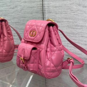 img_2b46f204_20241015_i1728967073_2850_3_jpg SMALL 20 CARO BACKPACK IN PUNCH PINK MACROCANNAGE LAMBSKIN